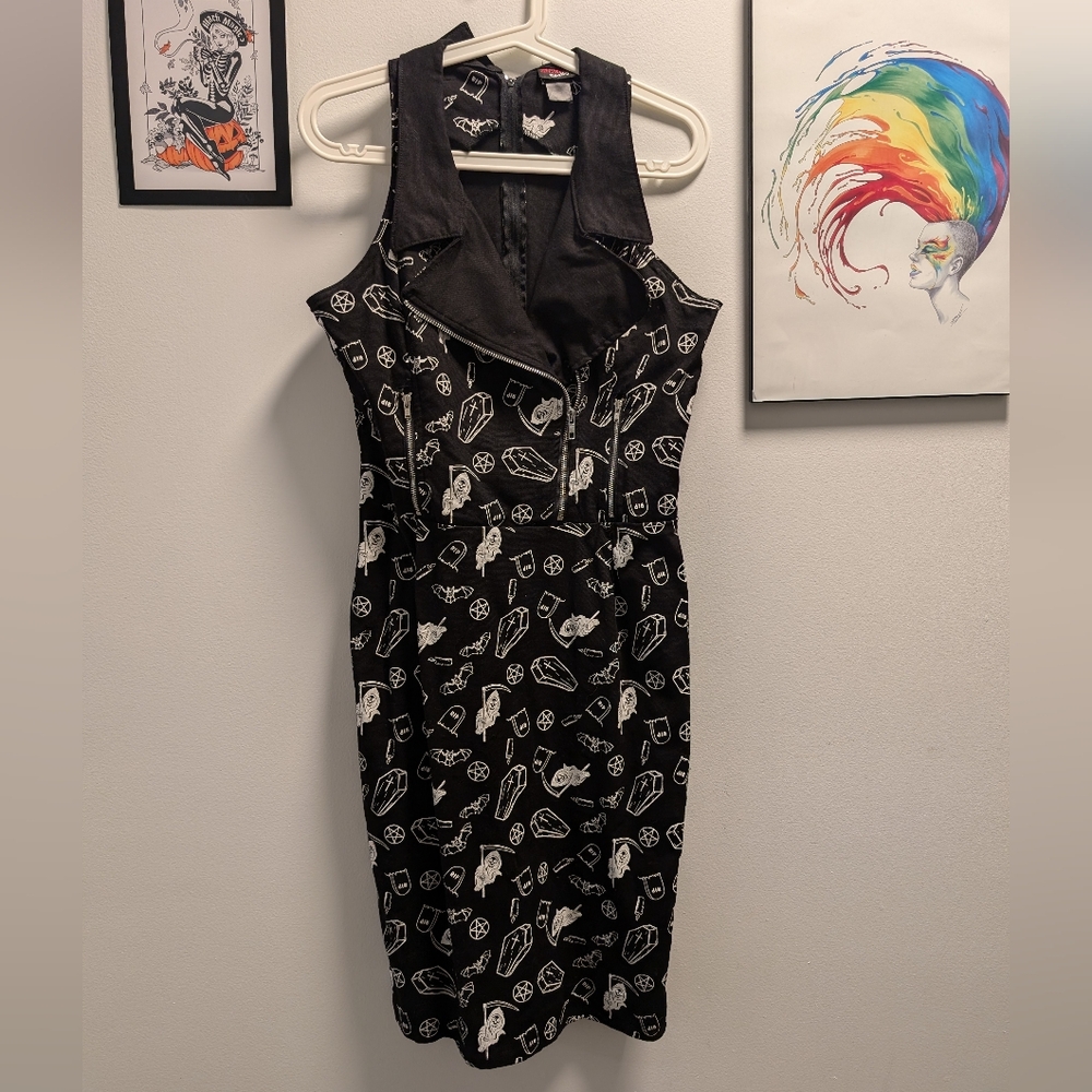 Switchblade Stiletto Moto Dress